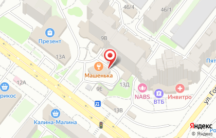 Мужской клуб Машенька в Томске на карте