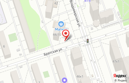 Сток-центр в Перово на карте
