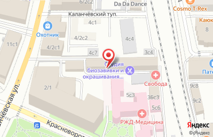 Телекоммуникационная компания Трансинфосеть в Красноворотском проезде на карте
