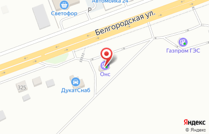 Осколнефтеснаб на Белгородской улице на карте