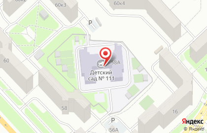 Детский сад №111 на Ленинградском проспекте на карте