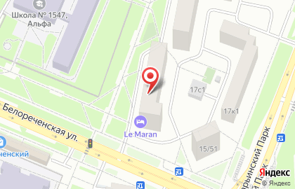 Стоматология в Марьино на карте