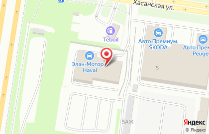 Сервисный центр ATG на Хасанской улице на карте