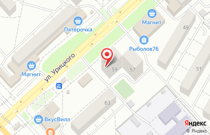 Центр Оптики на улице Урицкого на карте