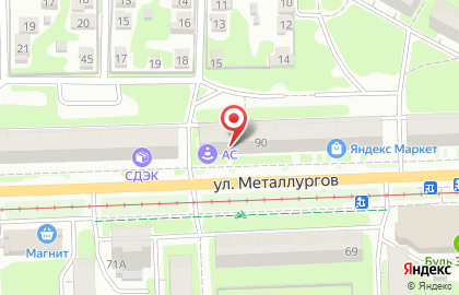 Салон красоты Миледи в Пролетарском районе на карте