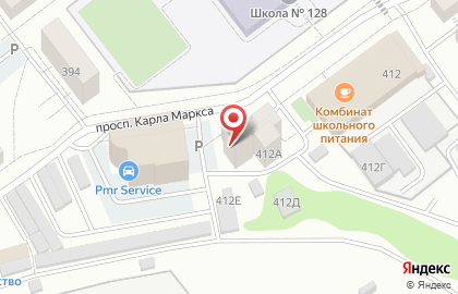 Кабинет массажа на улице Карла Маркса на карте