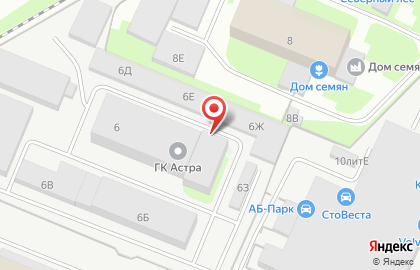 Сервовит Северо-Запад на карте