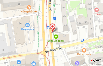 Пресса на улице 9 Апреля на карте