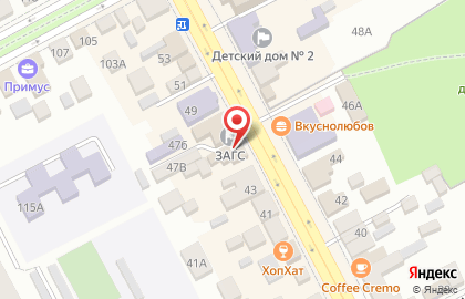 Супермаркет Матрёшка на Московской улице на карте