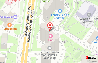 Аппарат Совета депутатов муниципального округа Москворечье-Сабурово на карте