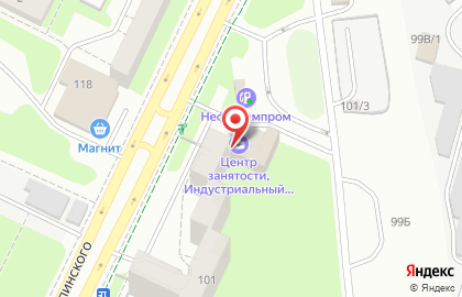 Центр занятости населения Пермского края на улице Карпинского на карте