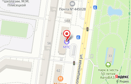 Салон сотовой связи МТС на Революционной улице, 60 на карте