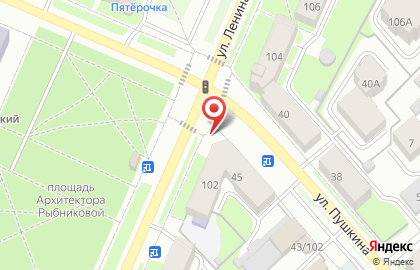 Банкомат Костромаселькомбанк на улице Ленина на карте