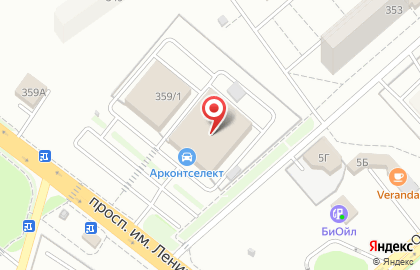 Автоцентр Арконт Datsun на проспекте им. Ленина на карте