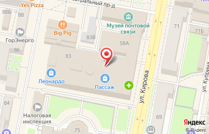 БлинБери на Московской улице на карте