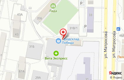 Склад-магазин Победа в Тольятти на карте