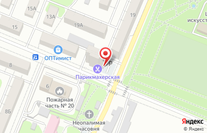 Магазин хозяйственных товаров Березка на улице Ольшанского на карте