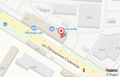Детский интернет-магазин Масик на метро Ладожская на карте