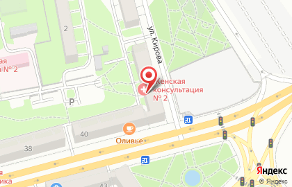 Женская консультация Родильный дом №2 на проспекте Ленина на карте