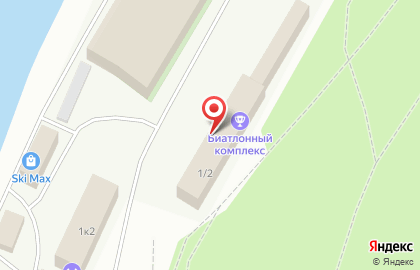 Гостиница Биатлон в Орджоникидзевском районе на карте
