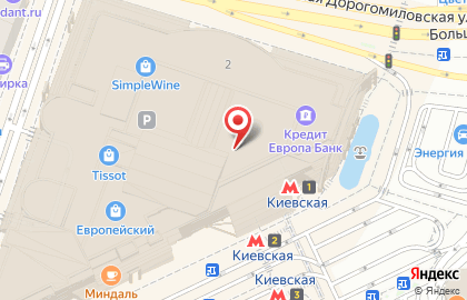 Магазин Ника на Киевской на карте