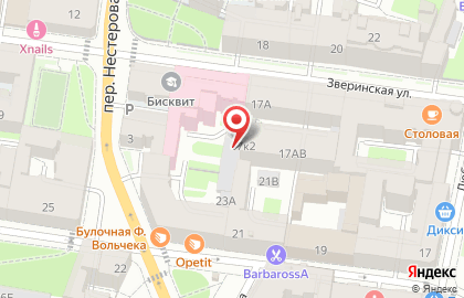 Союзпечать, Петроградский район на улице Блохина на карте
