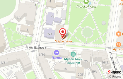 Ресторан Марусовка на карте