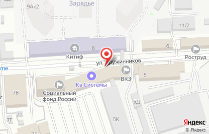 ООО СтройЦех на улице Дружинников на карте