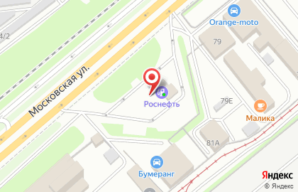 Компания Липецкнефтепродукт на Московской улице на карте