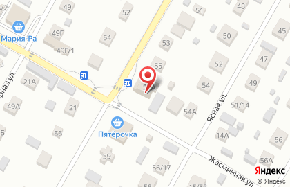 Супермаркет в Барнауле на карте