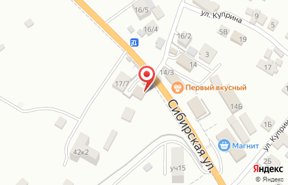 Юго-Западный Банк Сбербанка России на Сибирской улице на карте