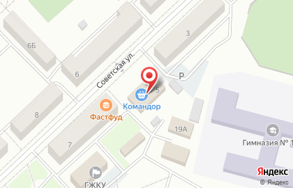 Супермаркет Командор в Красноярске на карте