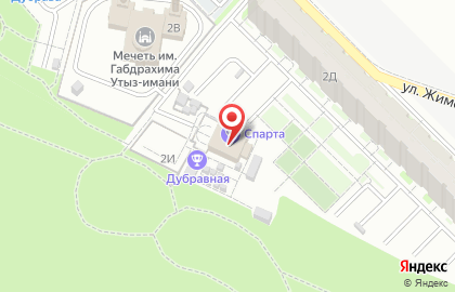 Спарта на Дубравной улице на карте