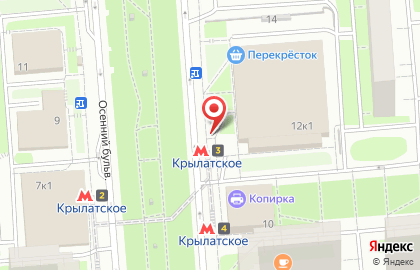 Банкомат ВТБ в Крылатском на карте