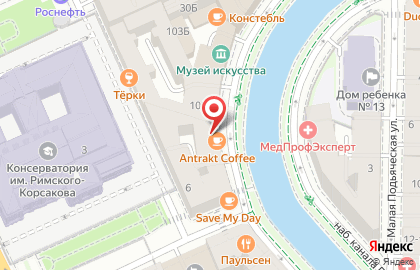 Камерный театр Площадка На Грибоедова на карте