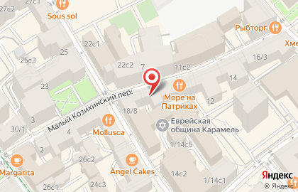 Магазин косметики Cosmotheca в Пресненском районе на карте