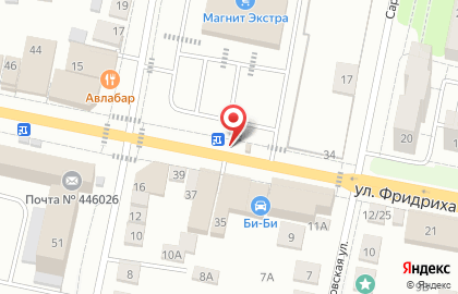 Булочная на Саратовской улице на карте