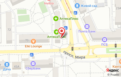 Магазин ПивоМан в Советском округе на карте