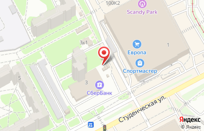 Магазин крепежных изделий и инструментов Саморезик на Студенческой улице на карте