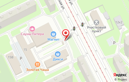 Киоск по продаже фруктов и овощей в Фрунзенском районе на карте