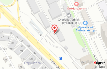 Магазин хлебобулочных изделий, ОАО Хлеб на карте