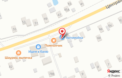 Пончиковая Помпончик на Центральной улице на карте