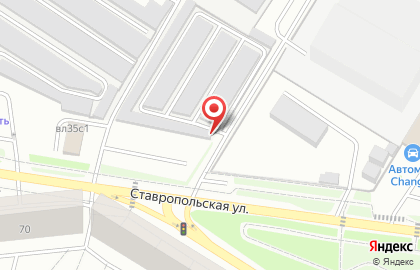 Автостоянка Мгса на Ставропольской улице на карте