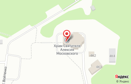 Храм Святителя Алексия Митрополита Московского на карте
