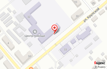 Семилукский центр психолого-педагогической, медицинской и социальной помощи на улице Крупской на карте