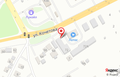 Магазин кровельных материалов на улице Кочетова на карте