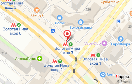 Магазин Печенькин дом на улице Бориса Богаткова на карте