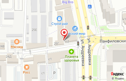 Магазин фруктов и овощей в Москве на карте