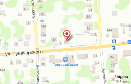 Магазин Дом мебели на улице Луначарского на карте