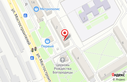 Фирменный магазин Мясной дом в 1-м микрорайоне Щербинки, 2 на карте